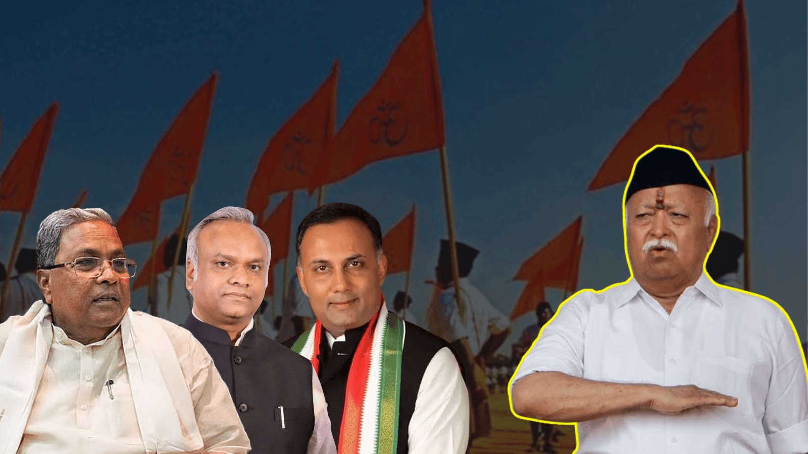 कोई कर रहा बैन की माँग तो कोई बता रहा ‘तालिबान’: मुख्यमंत्री से लेकर मंत्री तक कर्नाटक में RSS के पीछे पड़ी कॉन्ग्रेस सरकार, शाखाओं-पथ संचलन की भी नहीं मिल रही पूरी छूट